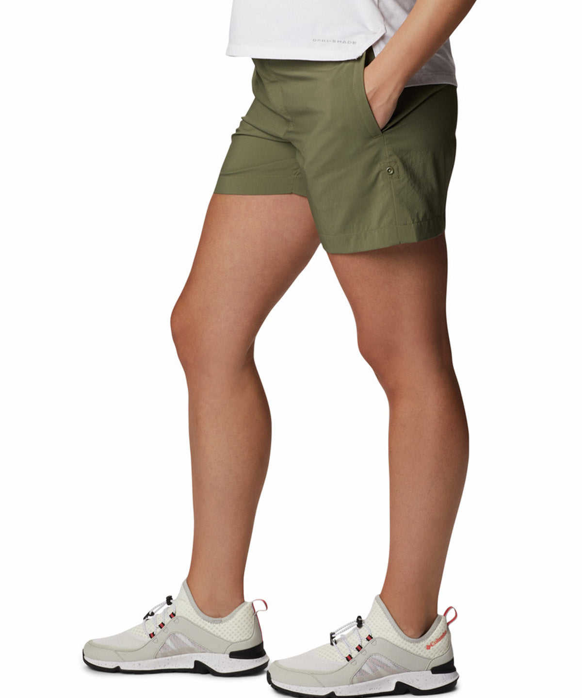 Short Mujer Silver Ridge Utility Verde Columbia