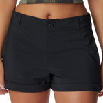 Short Mujer Silver Ridge Utility Negro Columbia