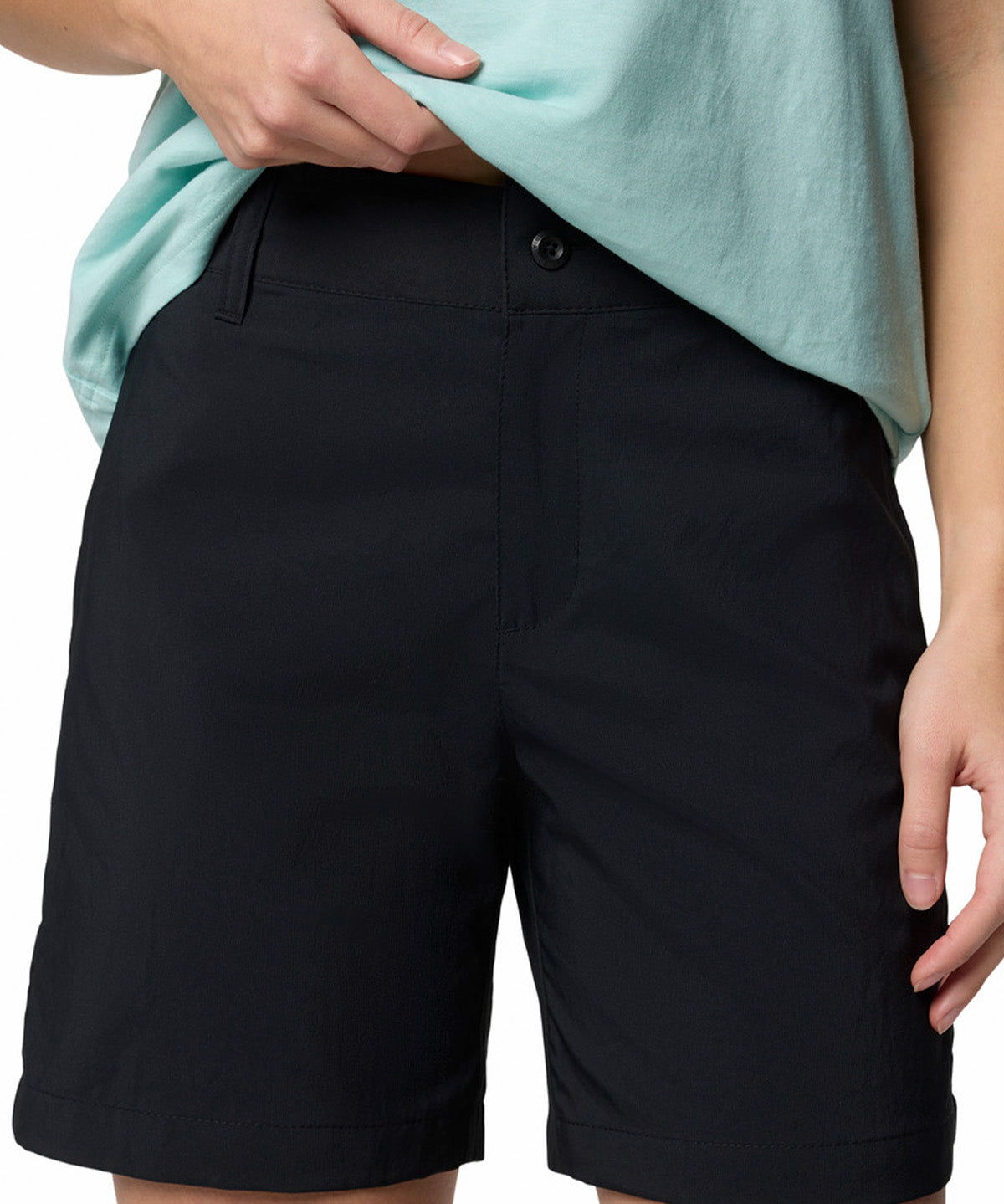 Short Mujer Silver Ridge Negro Columbia