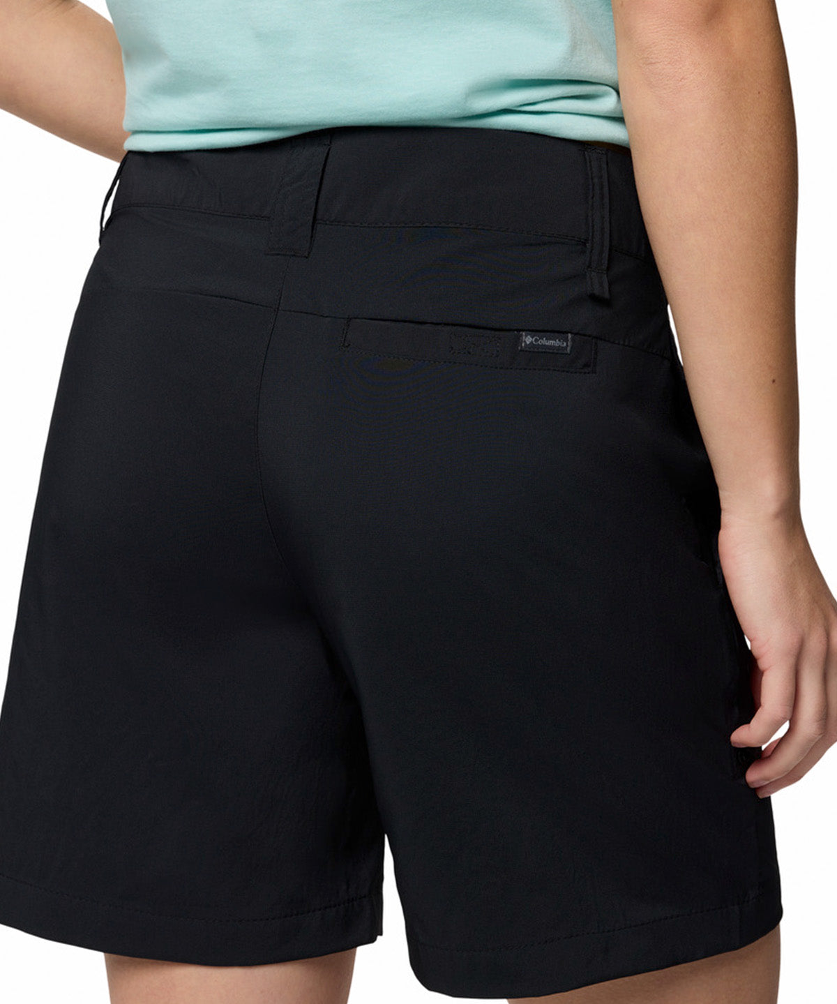 Short Mujer Silver Ridge Negro Columbia