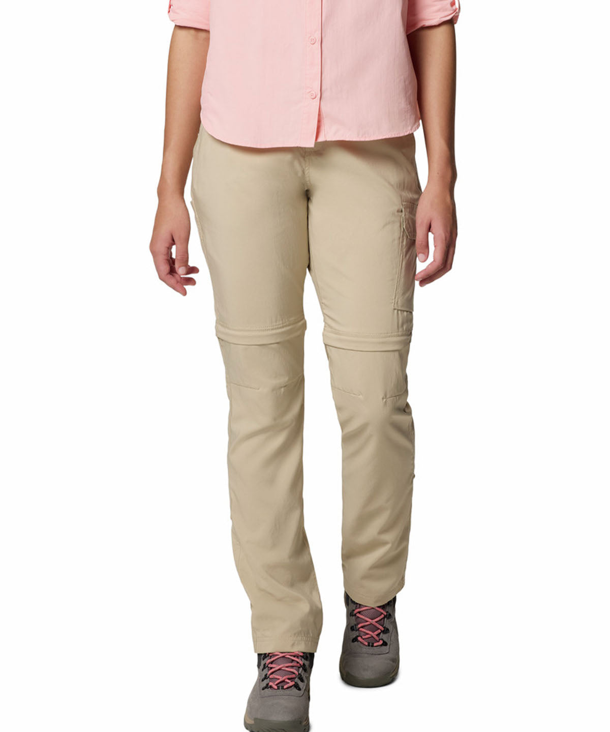 Pantalón Mujer Silver Ridge Utility Beige Columbia