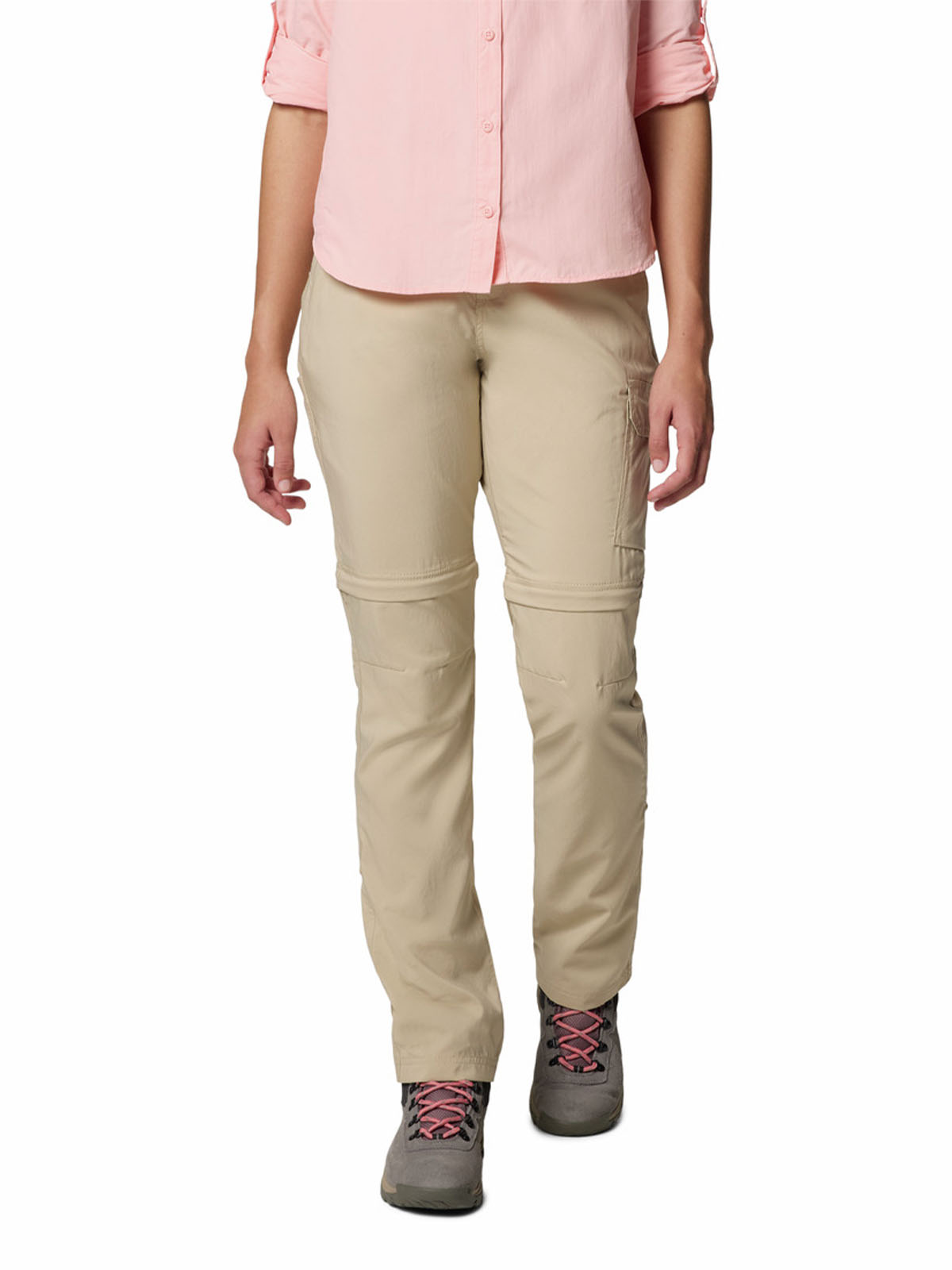 Pantalón Mujer Silver Ridge Utility Beige Columbia