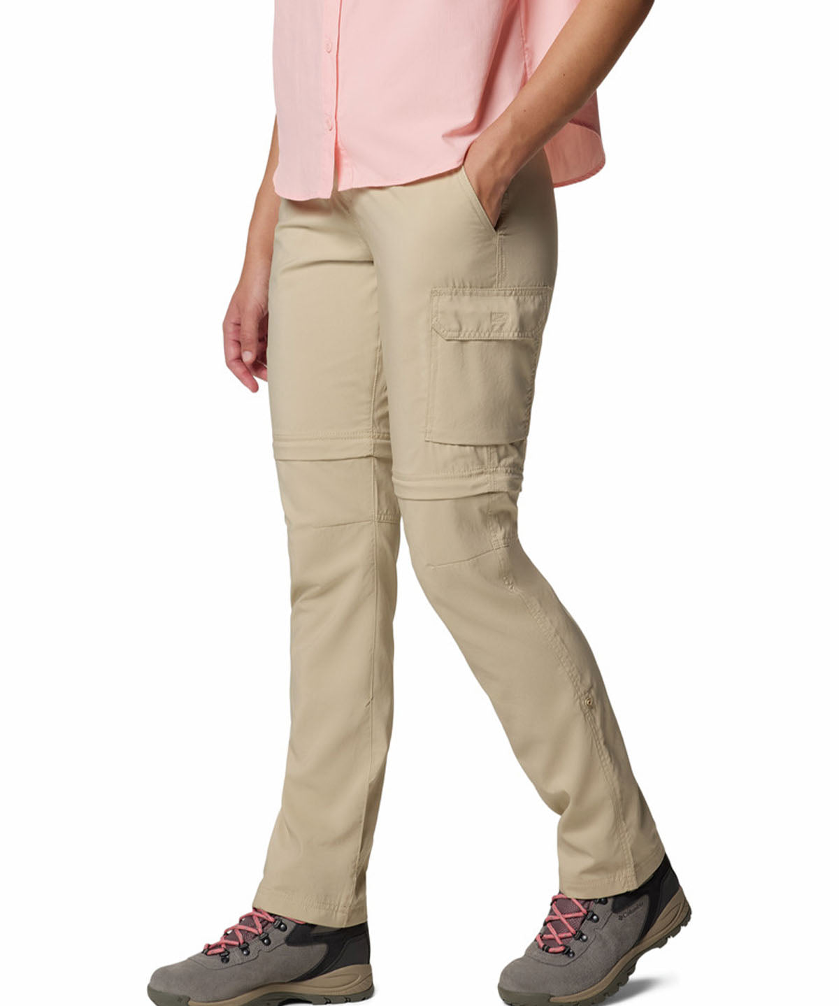 Pantalón Mujer Silver Ridge Utility Beige Columbia