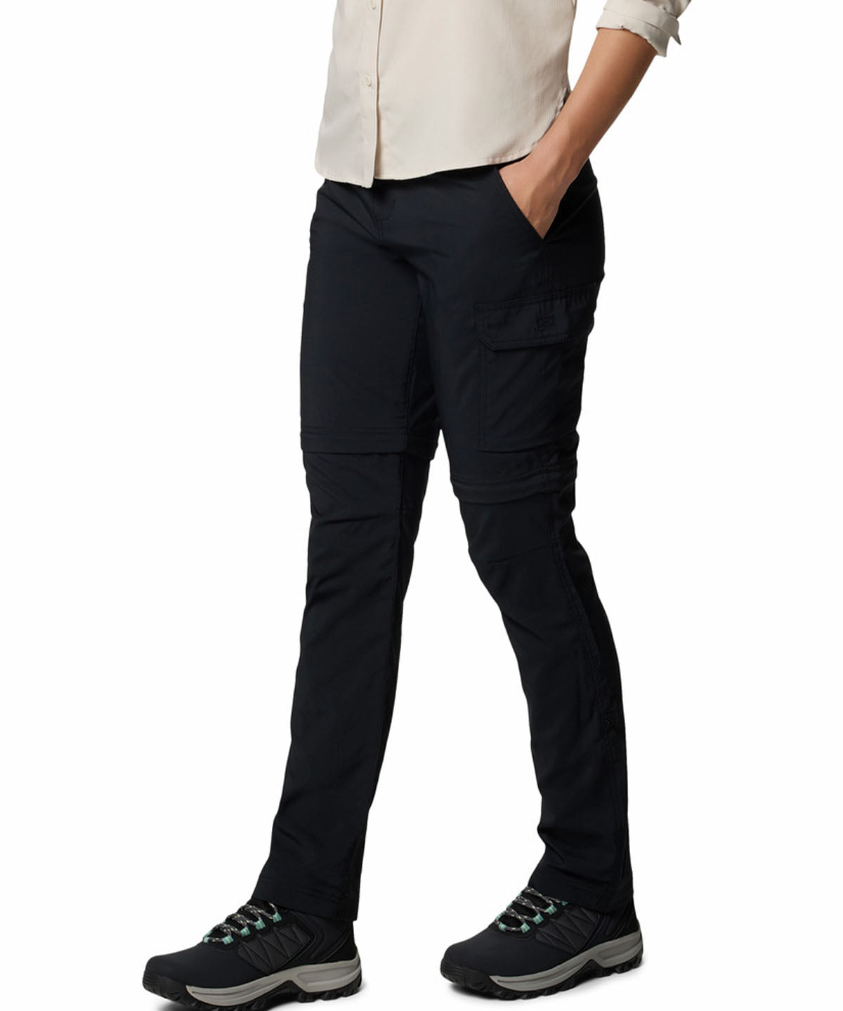 Pantalón Mujer Silver Ridge Utility Negro Columbia