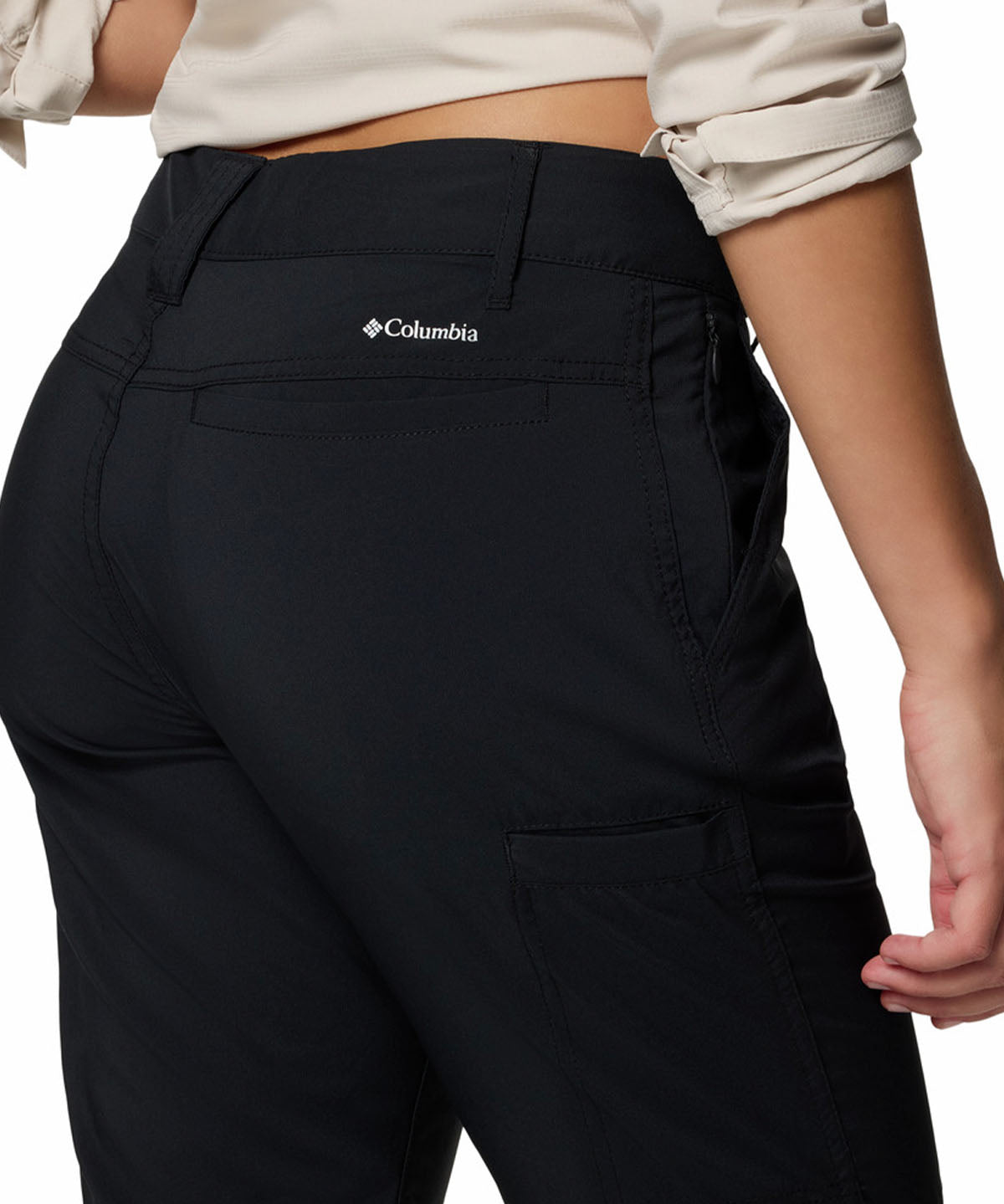Pantalón Mujer Silver Ridge Utility Negro Columbia