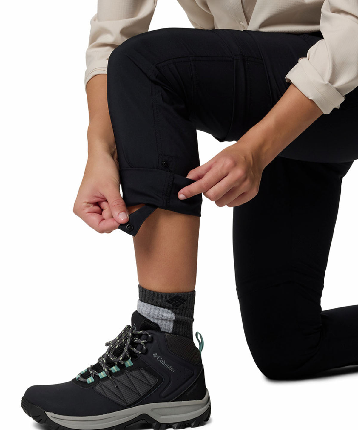 Pantalón Mujer Silver Ridge Utility Negro Columbia