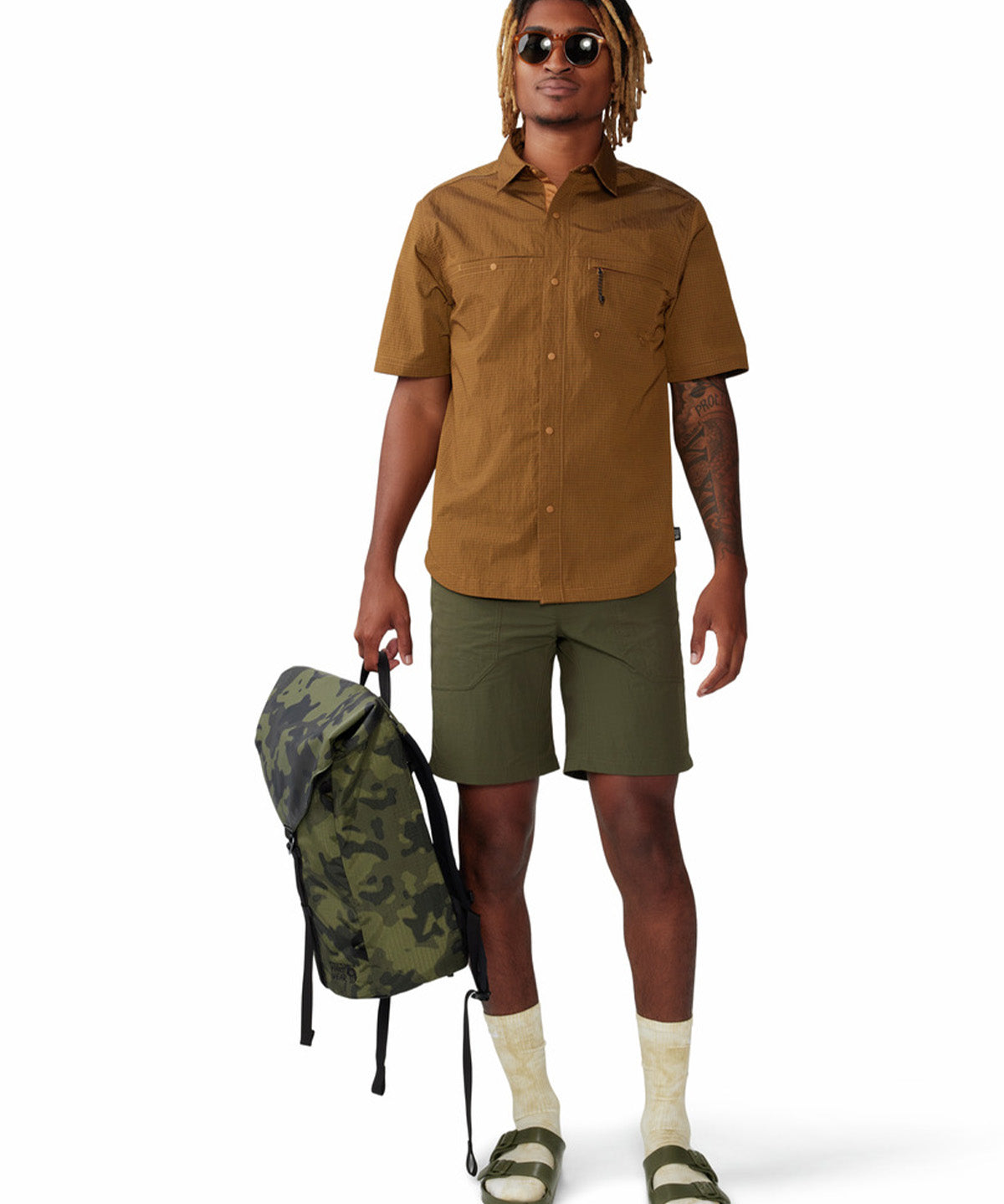 Short Hombre Stryder Verde Mountain Hardwear