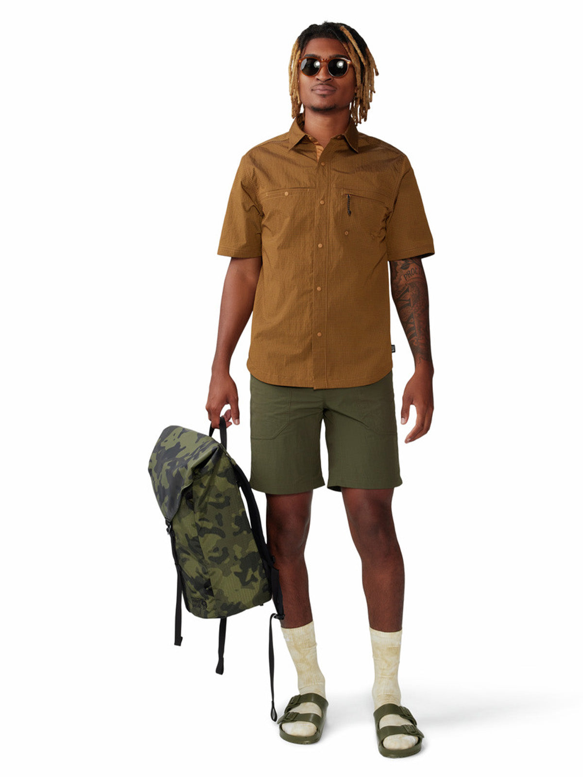Short Hombre Stryder Verde Mountain Hardwear