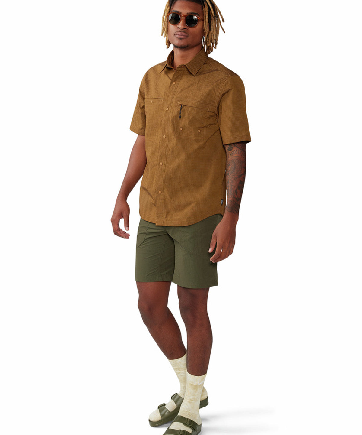 Short Hombre Stryder Verde Mountain Hardwear