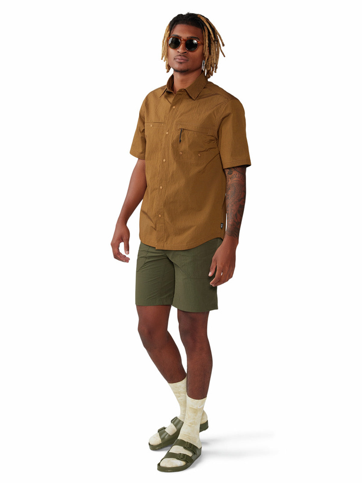 Short Hombre Stryder Verde Mountain Hardwear