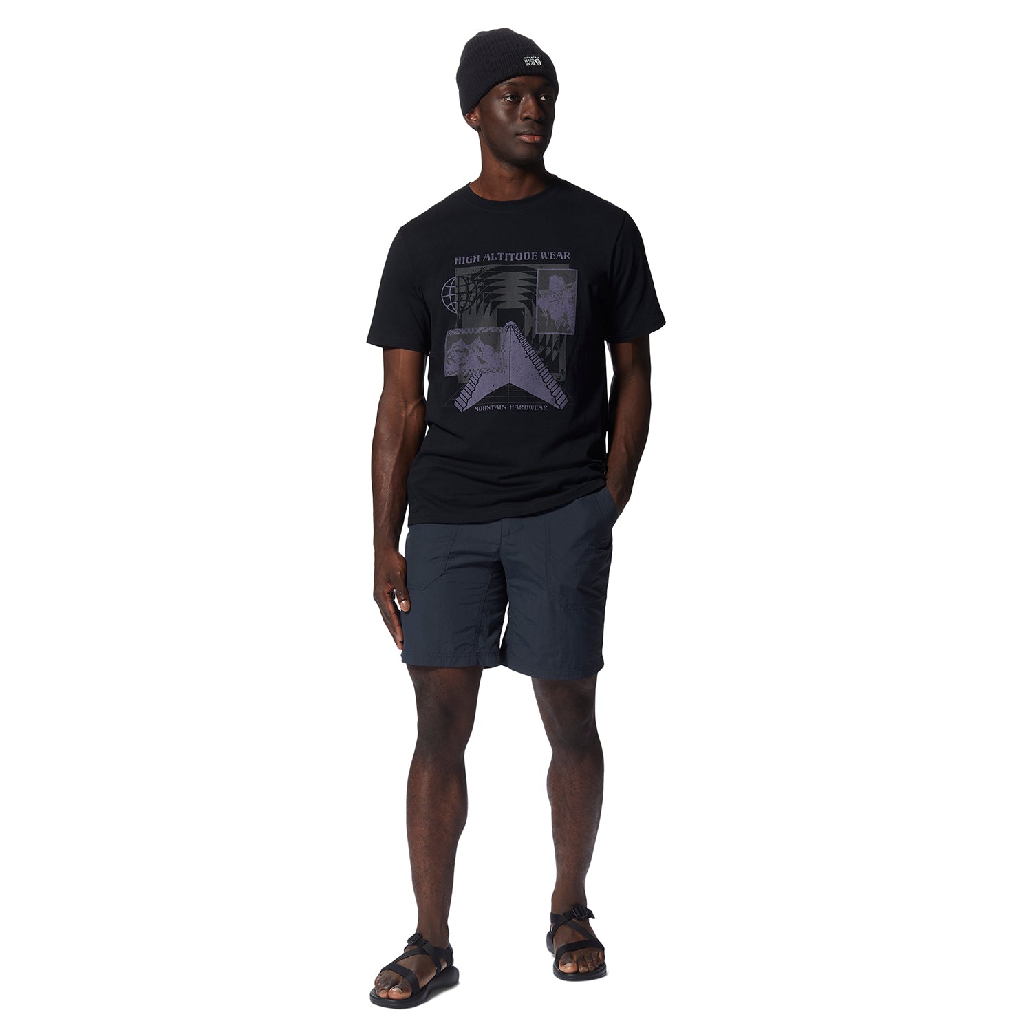 Short Hombre Stryder Gris Mountain Hardwear