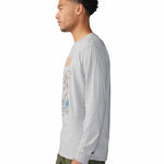 Polera Manga Larga Hombre River Bear¿ Gris Mountain Hardwear