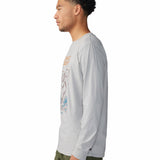 Polera Manga Larga Hombre River Bear¿ Gris Mountain Hardwear