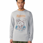 Polera Manga Larga Hombre River Bear¿ Gris Mountain Hardwear