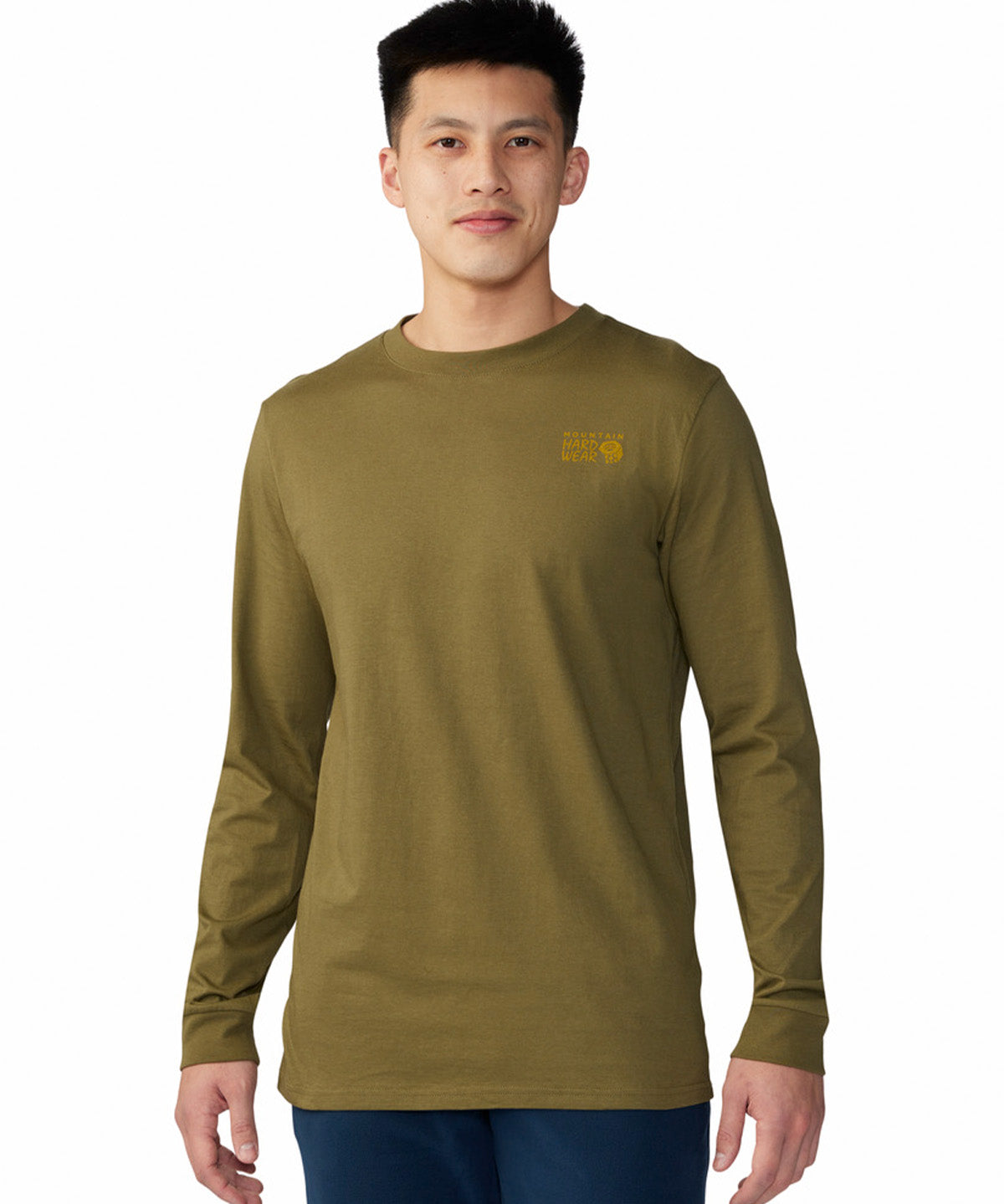 Polera Manga Larga Hombre Snow Yeti¿ Verde Mountain Hardwear