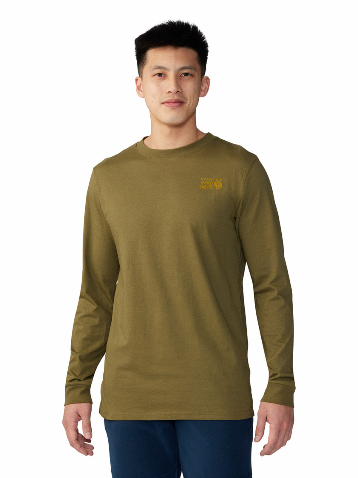 Polera Manga Larga Hombre Snow Yeti¿ Verde Mountain Hardwear