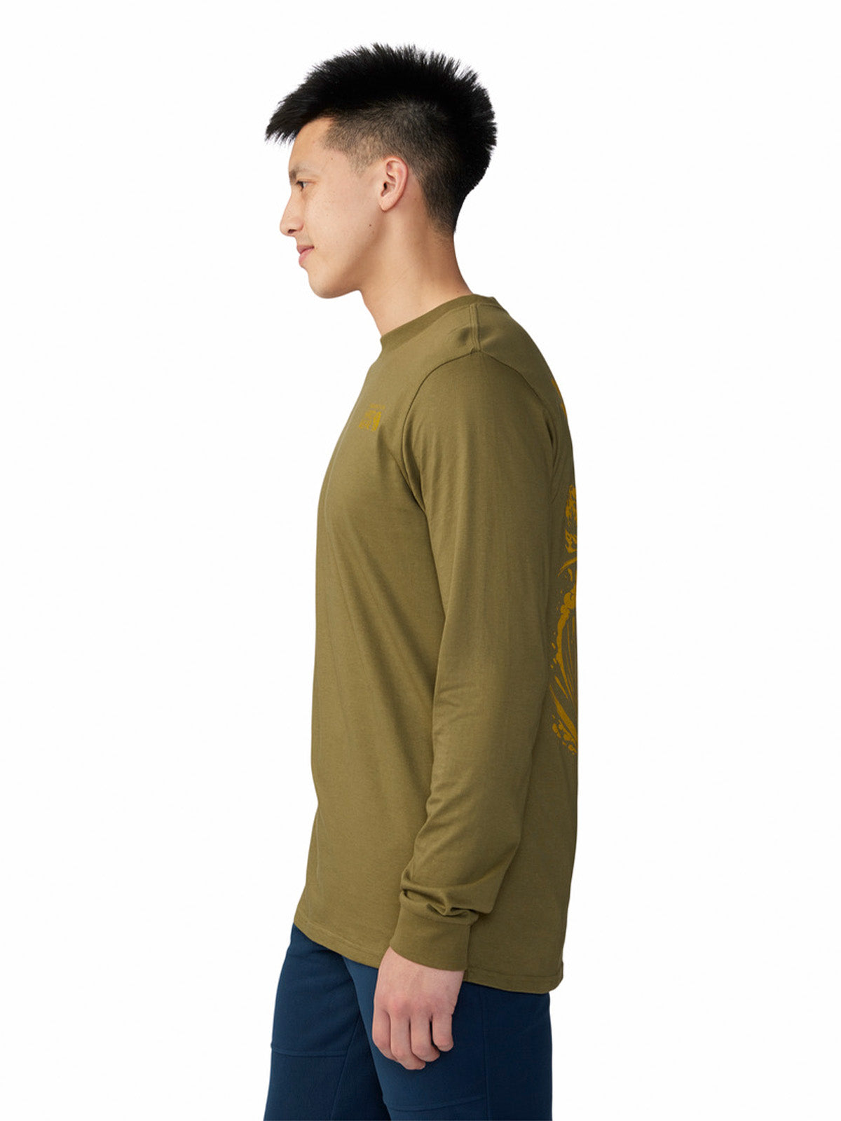 Polera Manga Larga Hombre Snow Yeti¿ Verde Mountain Hardwear
