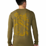 Polera Manga Larga Hombre Snow Yeti¿ Verde Mountain Hardwear