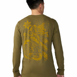 Polera Manga Larga Hombre Snow Yeti¿ Verde Mountain Hardwear