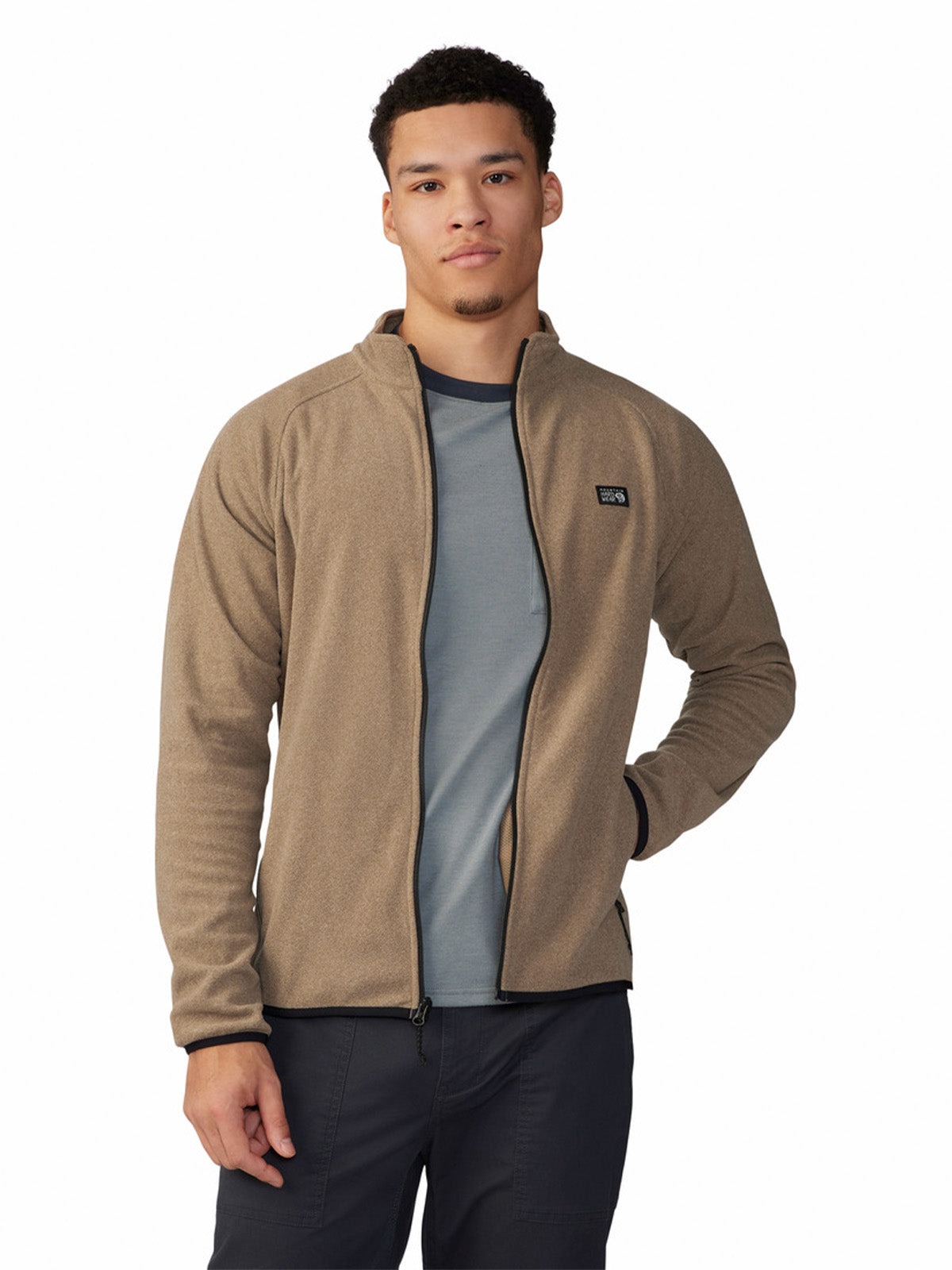 Polar Hombre Microchill¿ Full Zip Beige Mountain Hardwear