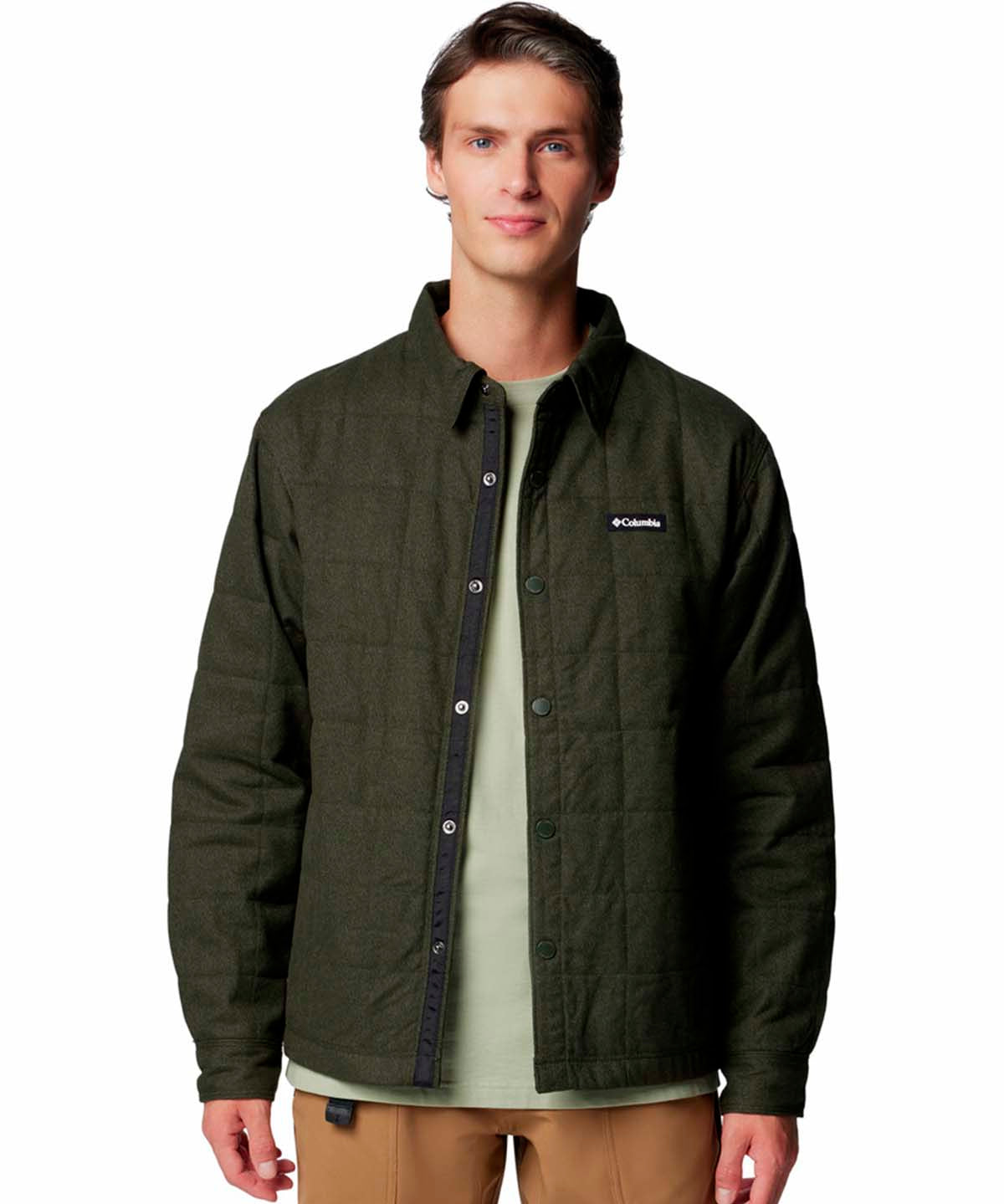 Camisa Manga Larga Hombre Landroamer Verde Columbia