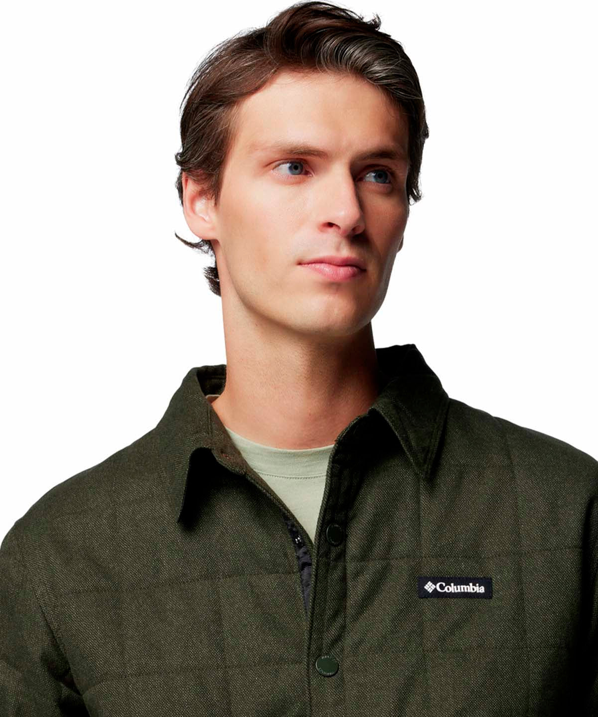 Camisa Manga Larga Hombre Landroamer Verde Columbia