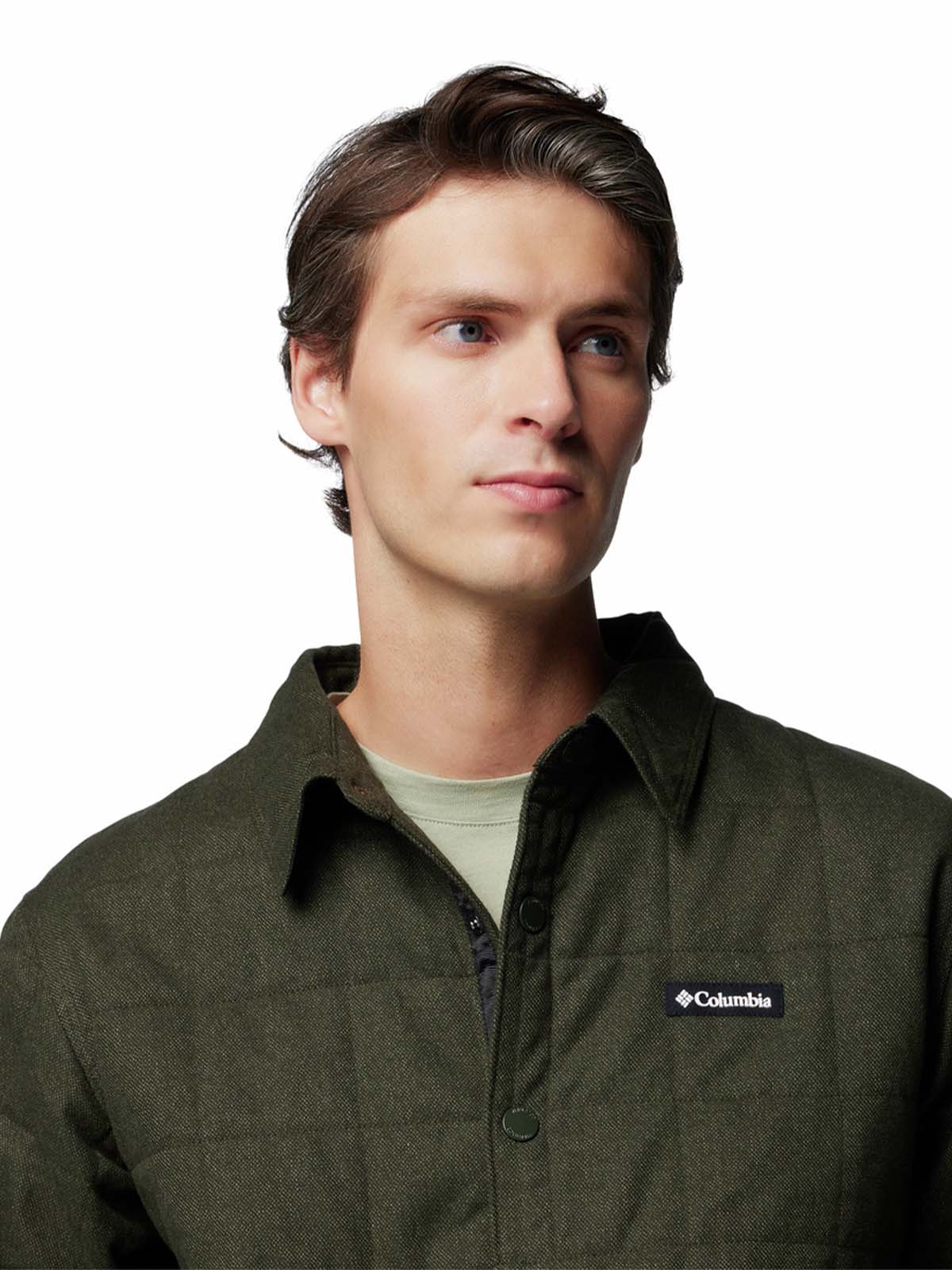 Camisa Manga Larga Hombre Landroamer Verde Columbia