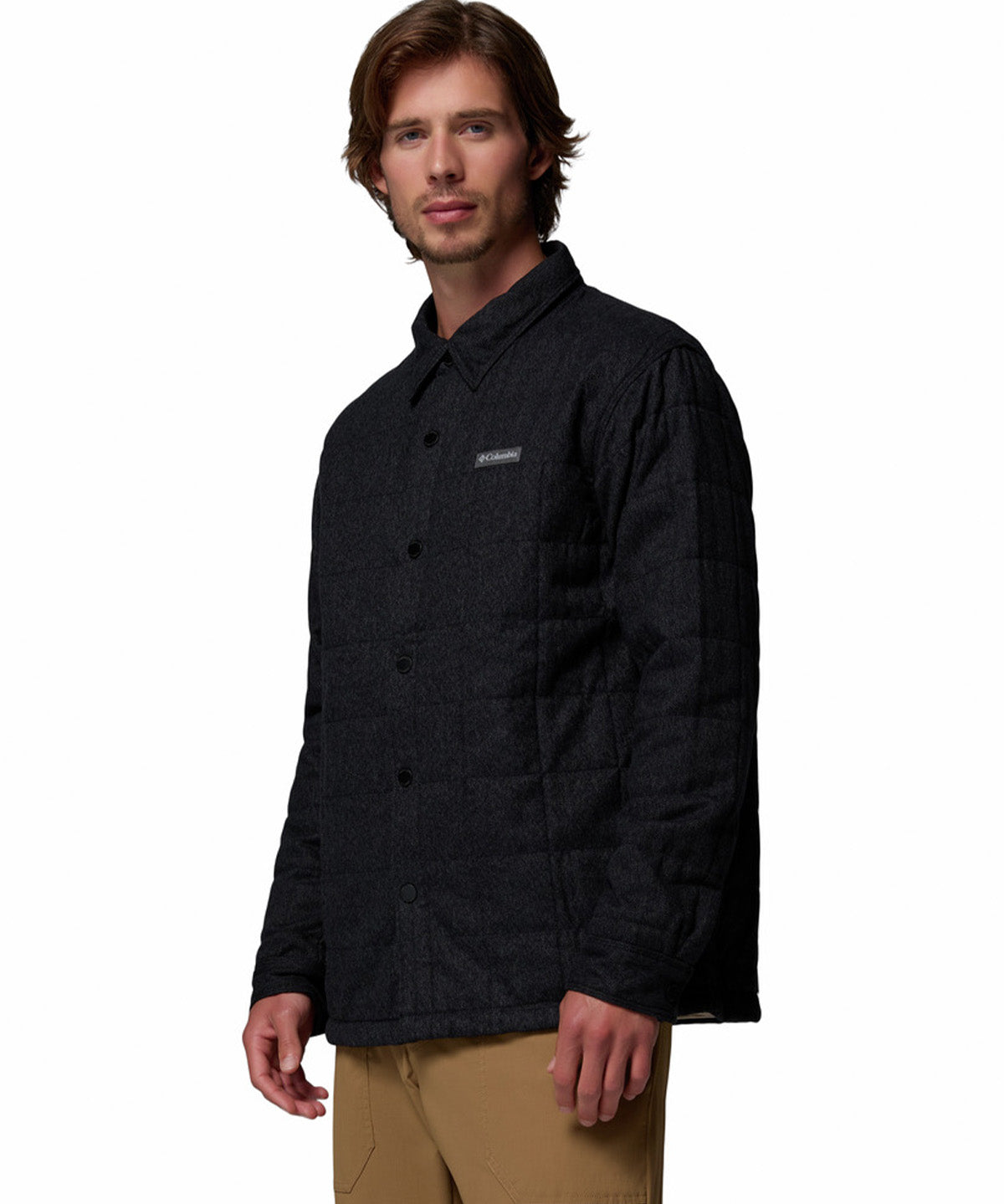 Camisa Manga Larga Hombre Landroamer Negro Columbia