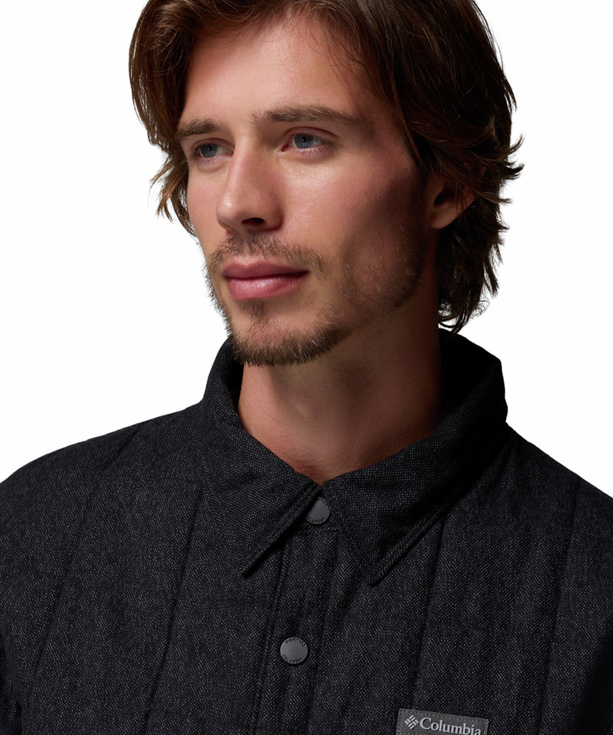 Camisa Manga Larga Hombre Landroamer Negro Columbia