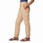 Pantalón Mujer Boundless Trek Pleated Beige Columbia