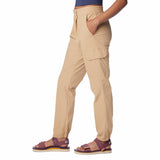 Pantalón Mujer Boundless Trek Pleated Beige Columbia