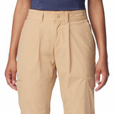 Pantalón Mujer Boundless Trek Pleated Beige Columbia