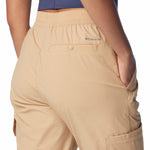 Pantalón Mujer Boundless Trek Pleated Beige Columbia