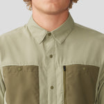 Camisa Manga Corta Hombre Trail Sender Verde Mountain Hardwear