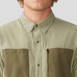 Camisa Manga Corta Hombre Trail Sender Verde Mountain Hardwear