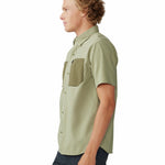 Camisa Manga Corta Hombre Trail Sender Verde Mountain Hardwear