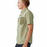 Camisa Manga Corta Hombre Trail Sender Verde Mountain Hardwear