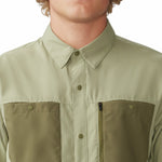 Camisa Manga Corta Hombre Trail Sender Verde Mountain Hardwear