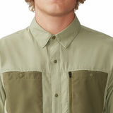 Camisa Manga Corta Hombre Trail Sender Verde Mountain Hardwear