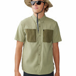 Camisa Manga Corta Hombre Trail Sender Verde Mountain Hardwear
