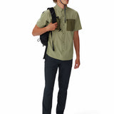 Camisa Manga Corta Hombre Trail Sender Verde Mountain Hardwear