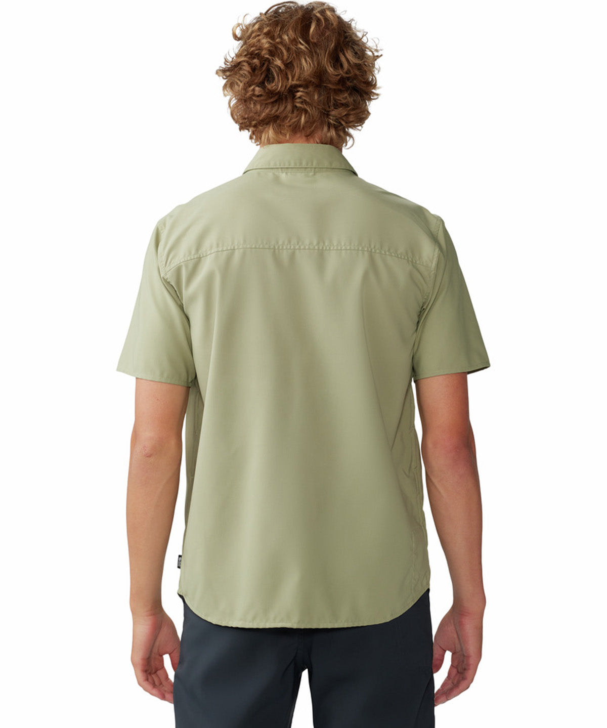 Camisa Manga Corta Hombre Trail Sender Verde Mountain Hardwear