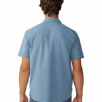 Camisa Manga Corta Hombre Trail Sender Azul Mountain Hardwear