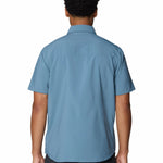 Camisa Manga Corta Hombre Trail Sender Azul Mountain Hardwear