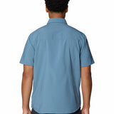 Camisa Manga Corta Hombre Trail Sender Azul Mountain Hardwear