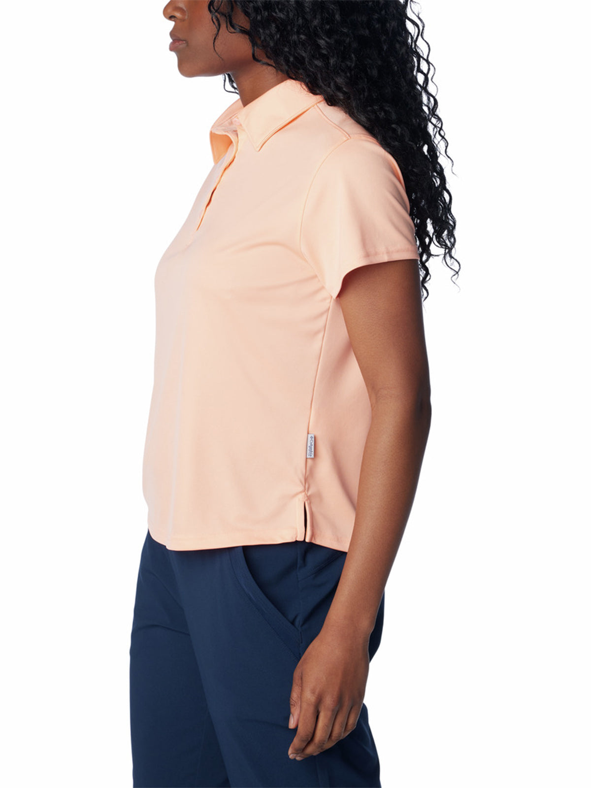 Polera Manga Corta Mujer PFG Tidal tee Rosado Columbia