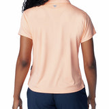 Polera Manga Corta Mujer PFG Tidal tee Rosado Columbia