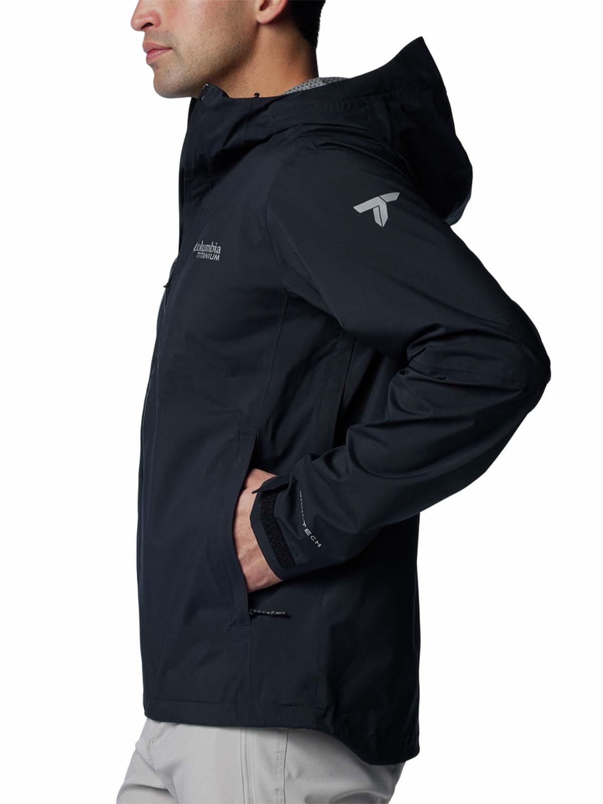 Cortaviento Hombre Ampli-Dry II Shell Negro Columbia