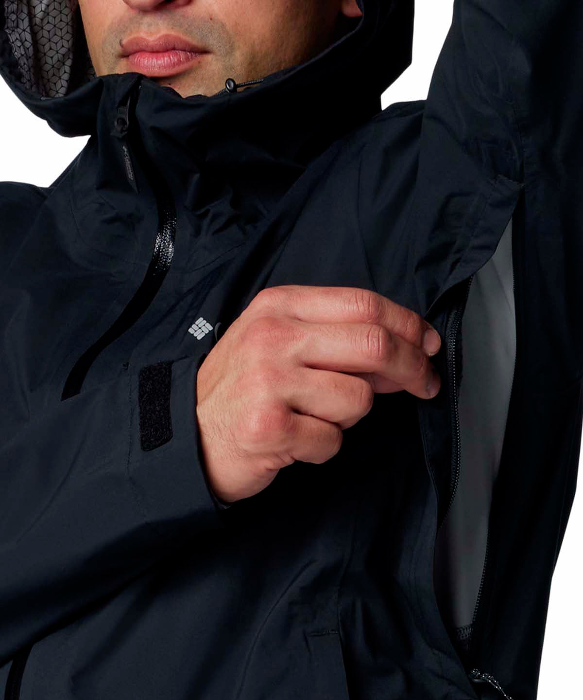 Cortaviento Hombre Ampli-Dry II Shell Negro Columbia