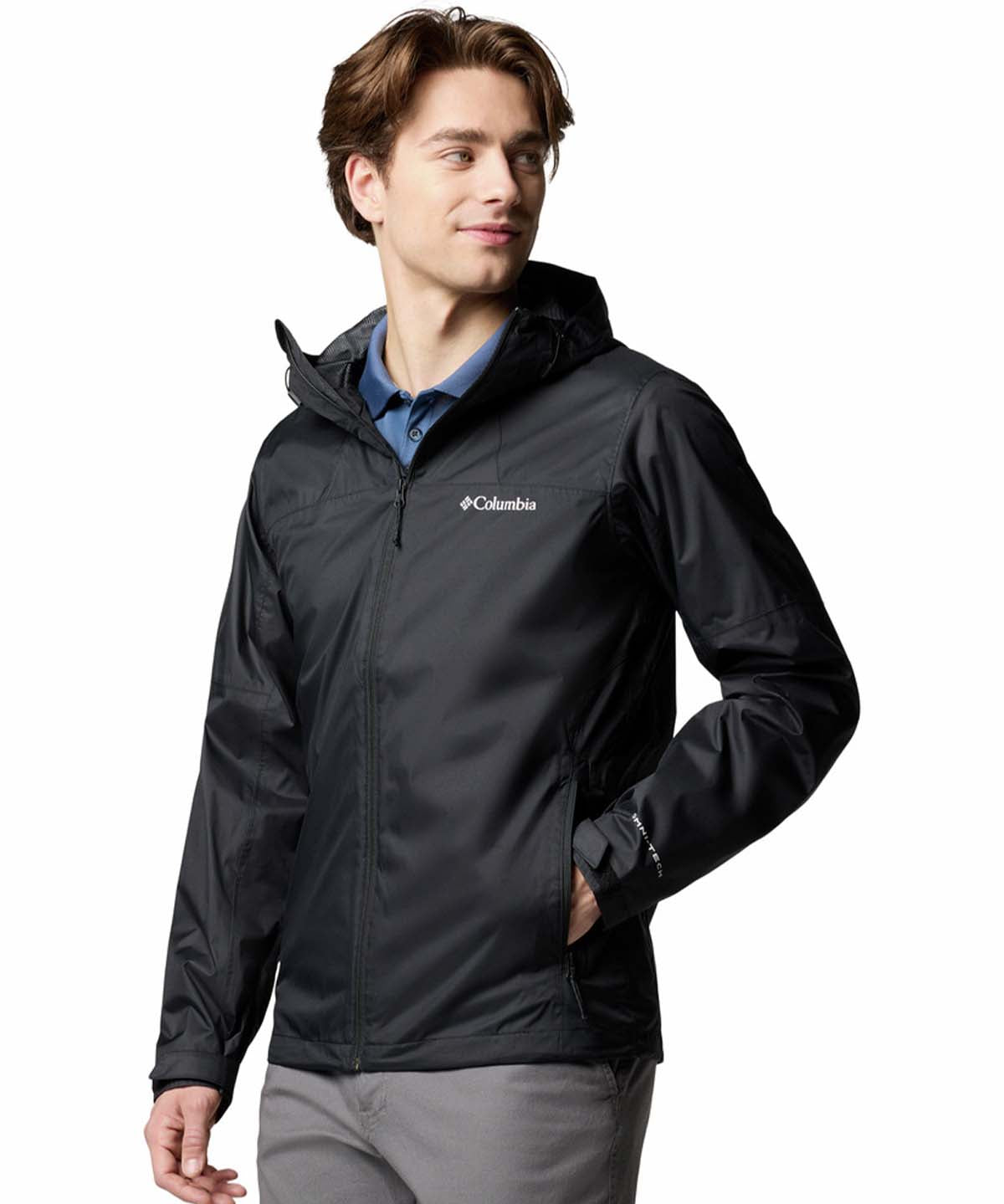 Cortaviento Impermeable Hombre Inner Limits III Negro Columbia